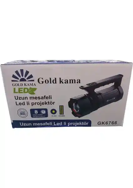 Gold Kama GK6766 Profesyonel LED Projektör: Çok Yönlü Güçlü Aydınlatma Çözümü