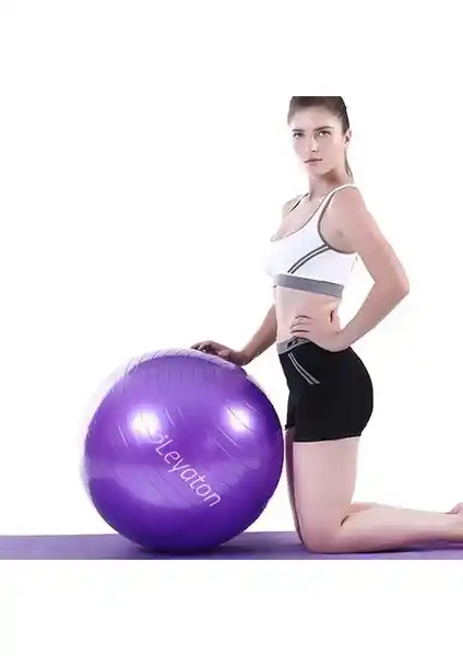 Leyaton 75 cm Pilates Topu: Dayanıklı ve Çok Yönlü Egzersiz Arkadaşı