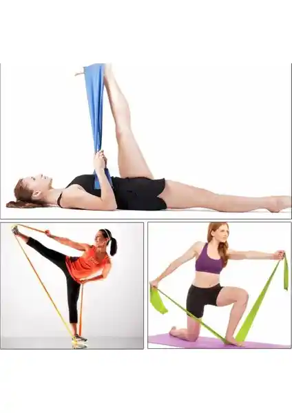 Leyaton Pilates Lastiği ile Çok Yönlü Egzersiz ve Kas Gelişimi için Uygun Ekipman