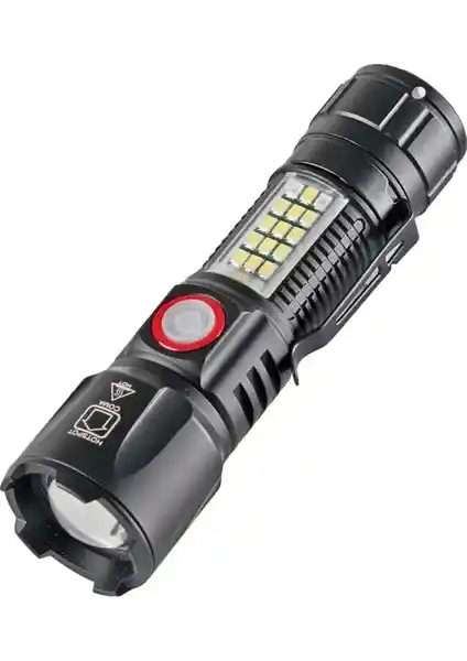 Tarez WS-2828 Ultra USB Şarjlı Polis El Feneri: Güçlü Işık ve Çok Modlu Tasarım