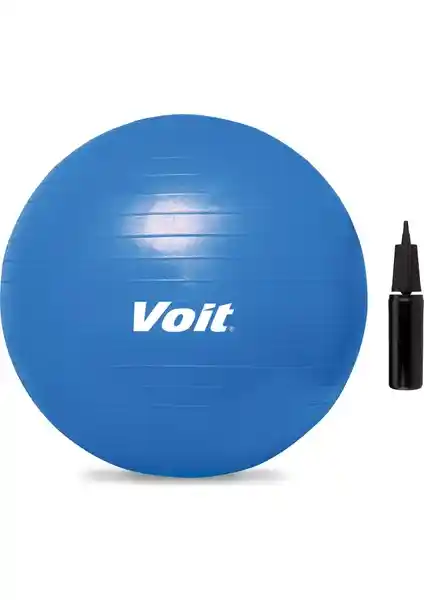 Voit 65 Cm Mavi Pilates Topu ile Evde ve Spor Salonunda Güçlü Egzersizler Yapın