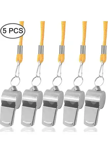 YYB Boyun Askılı Hakem Metal Düdükleri: Dayanıklı ve Yüksek Ses Kalitesiyle Profesyonel Kullanım