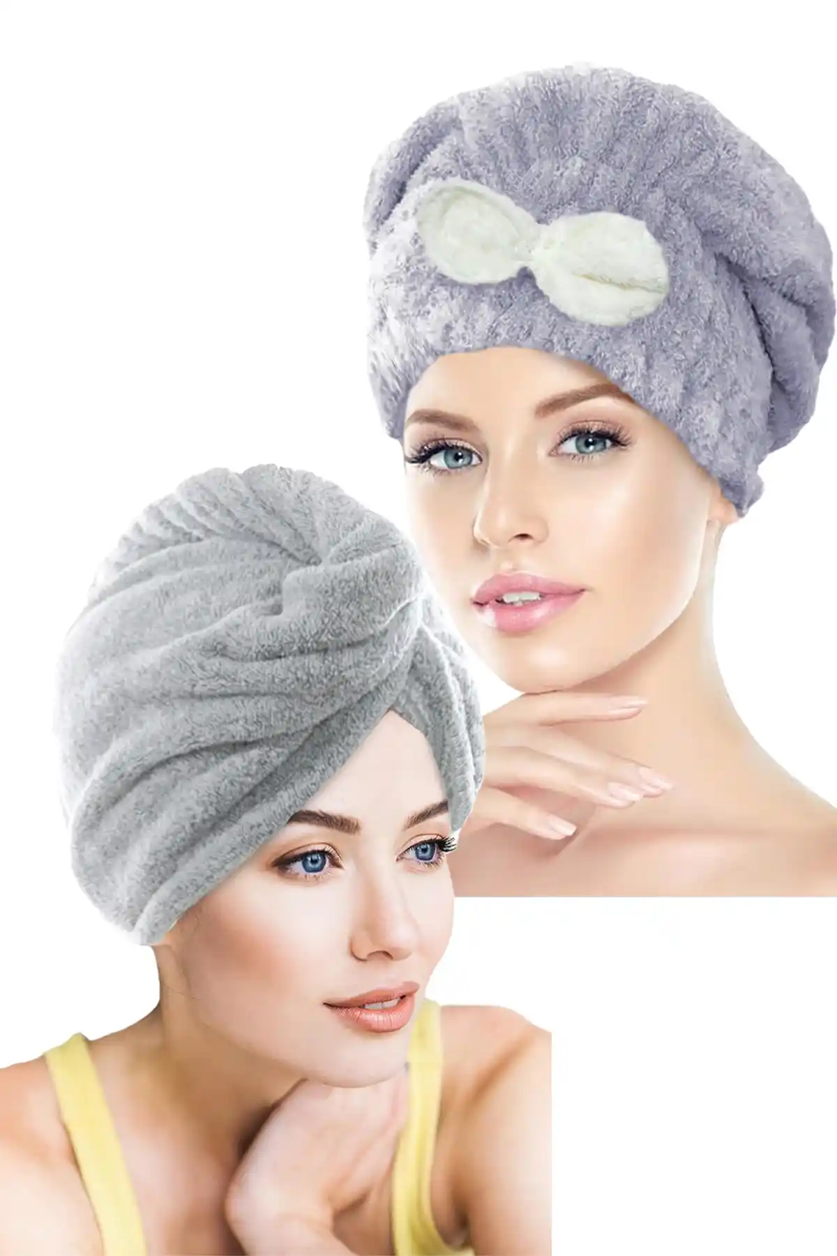 CHIZGY İkili Saç Havlusu Seti Yüksek Performanslı ve Modern Tasarım ile Saç Bakımını Kolaylaştırır