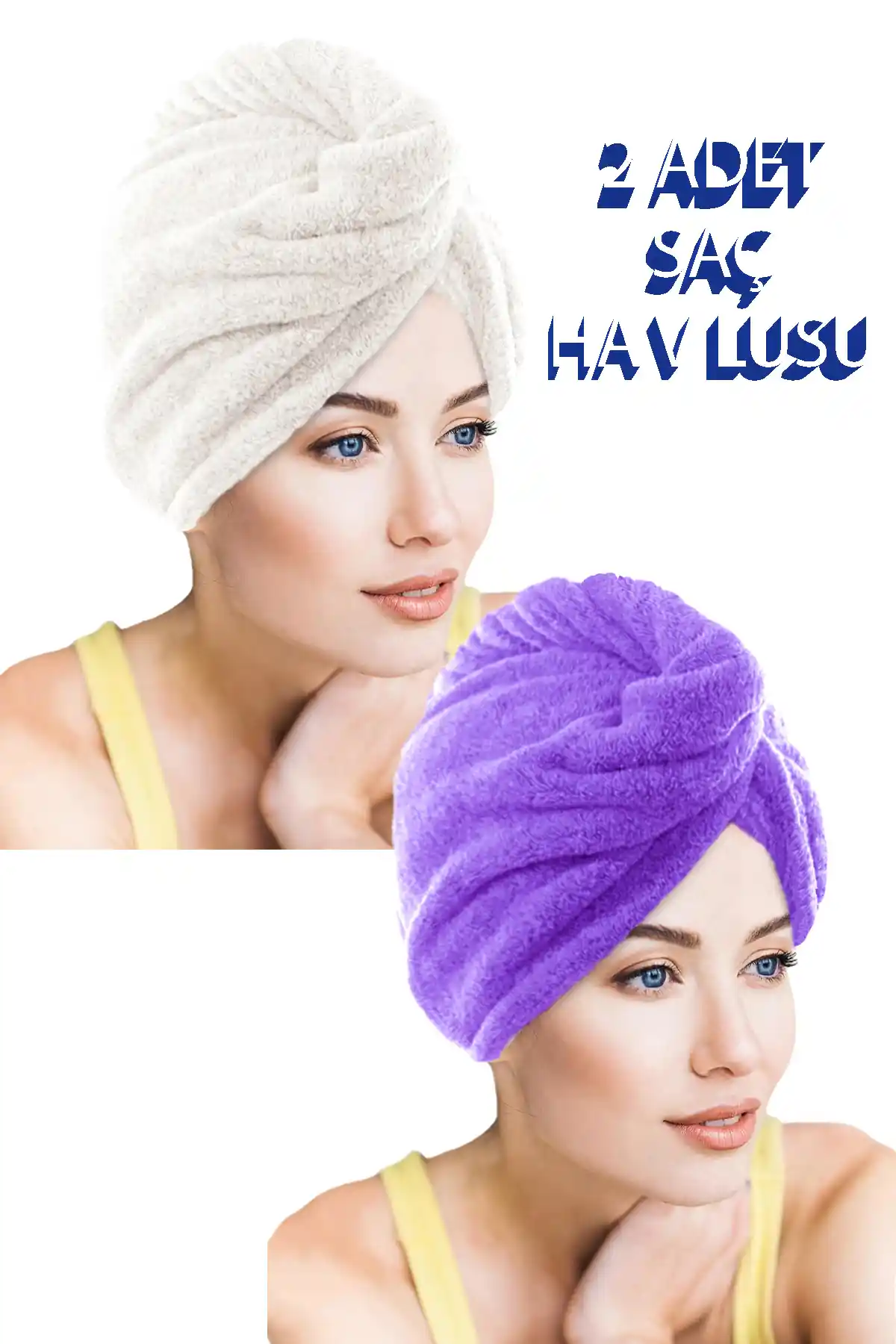 CHIZGY Mikrofiber Saç Havlusu Seti Pratik ve Yüksek Emicilik Özelliğiyle Saç Bakımını Kolaylaştırır