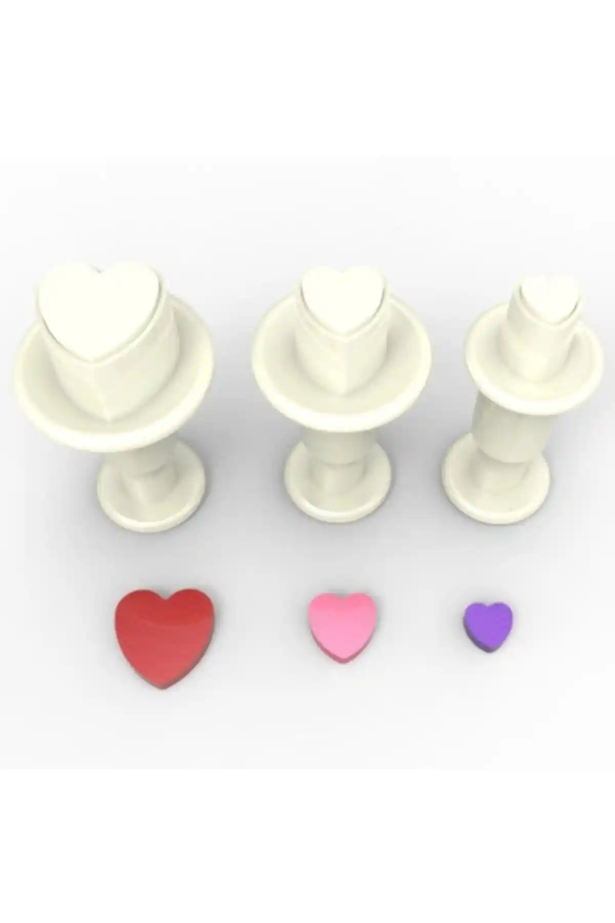 Elit Parti Küçük Enjektörlü Kalp Şekillendirici: Pasta ve Kurabiye Süsleme İçin Uygun