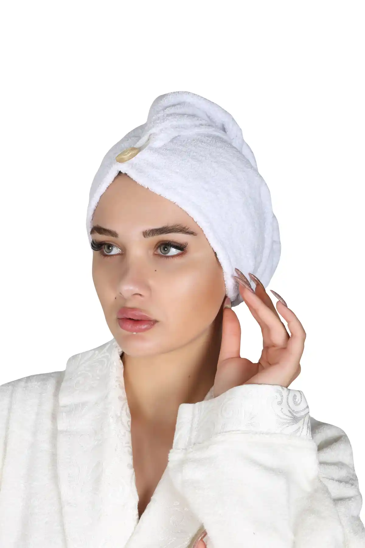 ESMEN Havlu Saç Bonesi Beyaz: Yüksek Emicilik ve Şık Tasarım ile Saç Kurulama Çözümü