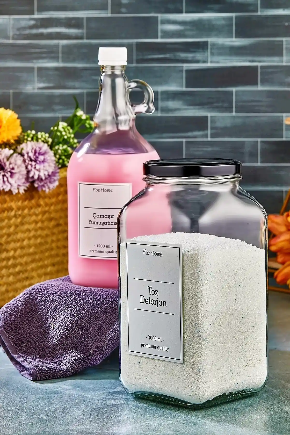 FBZhome İkili Temizlik Malzemeleri Seti: Estetik ve Fonksiyonel Çözüm