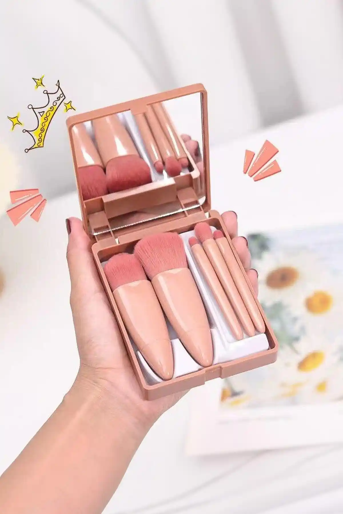 Genel Markalar 5'li Makyaj Fırçası Seti: Pratik ve Şık Makyaj Aksesuarları