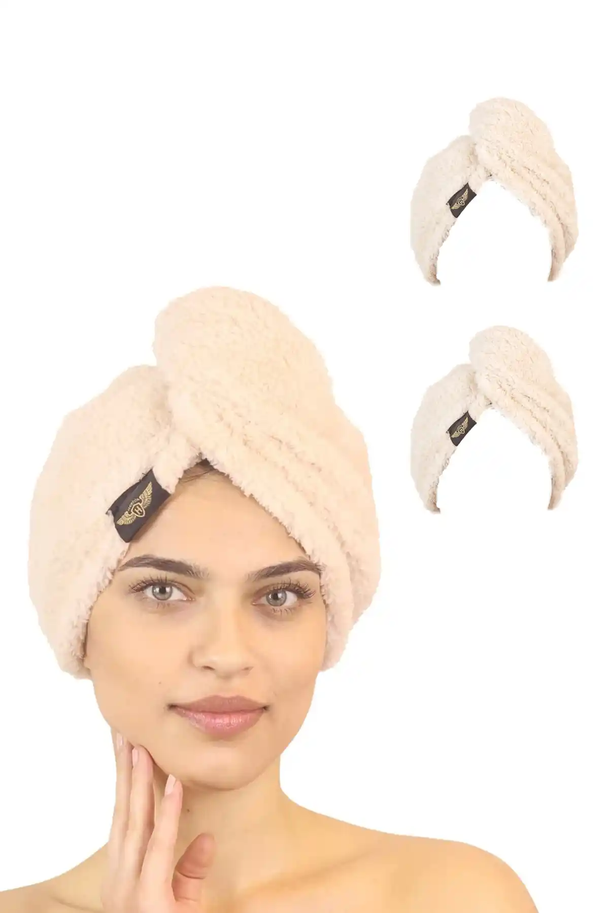 Heriya 2'li Mikrofiber Saç Havlusu: Sağlıklı ve Hızlı Saç Kurutma Çözümü