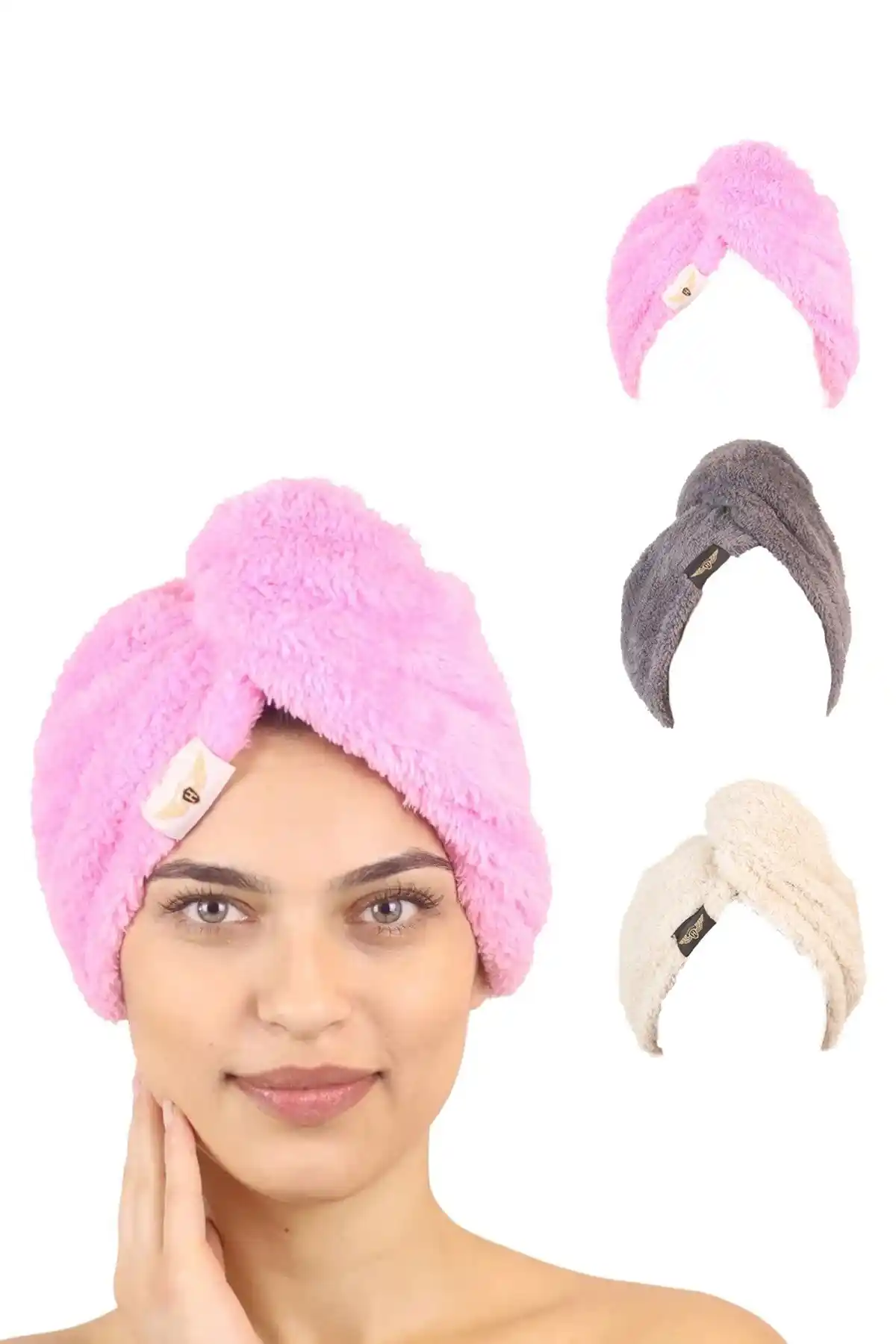 Heriya 3'lü Mikrofiber Saç Havlusu Seti: Yüksek Emicilik ve Pratik Kullanım Özellikleri