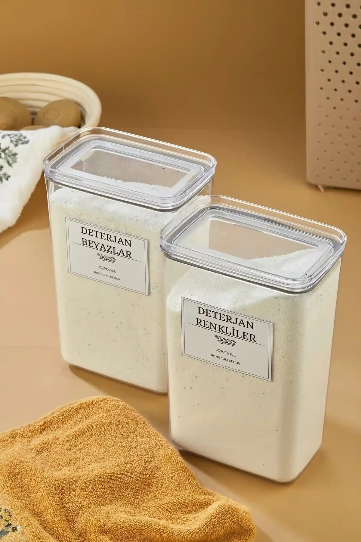 KATE HOME Deterjan Kutusu ve Vakum Kapaklı Banyo Düzenleyici Özellikleri ve Kullanım Avantajları