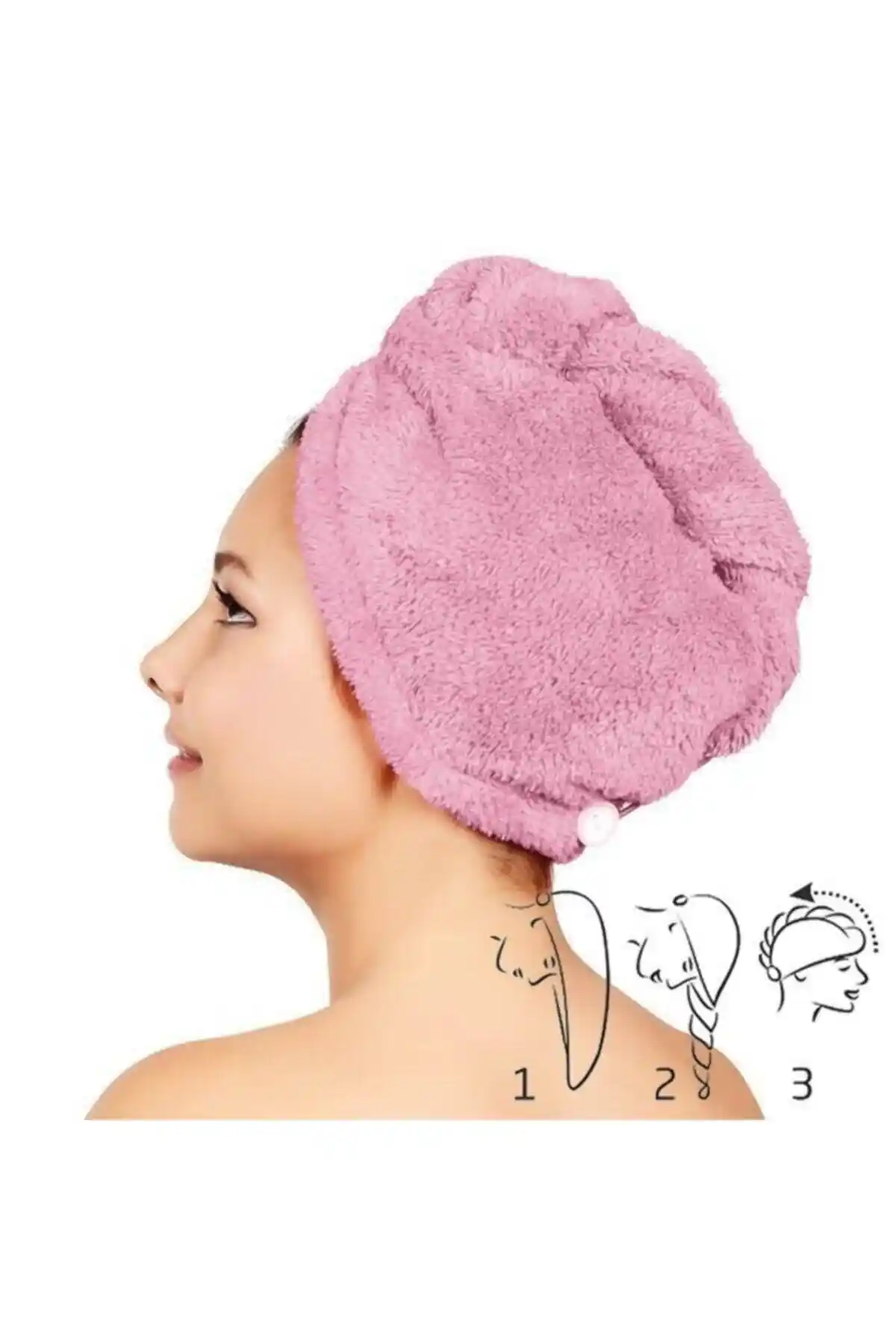 Modacosmo Havlu Saç Bonesi Pembe Pamuklu Düz Tasarım Kutulu Kullanım ve Bakım Rehberi