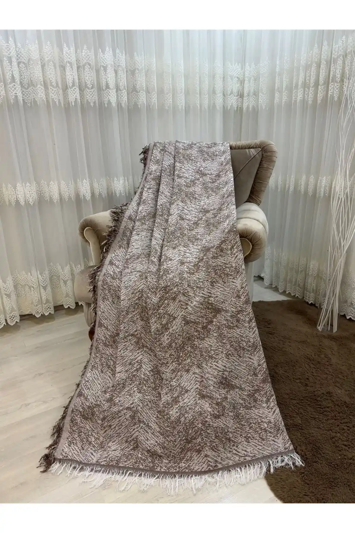 Özlü Home Pamuklu Çekyat Örtüsü: Şıklık ve Dayanıklılık Bir Arada