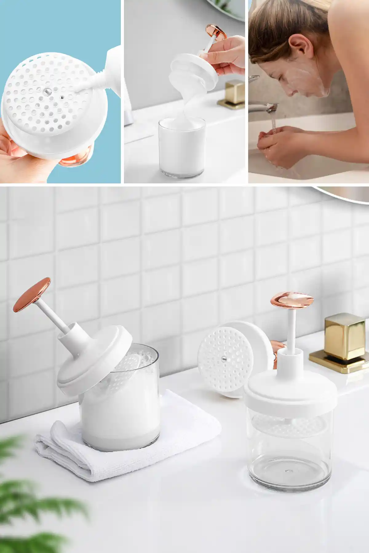 Piev House By House Cilt Bakım Yüz Temizleme Köpük Makinesi ile Derinlemesine Temizlik