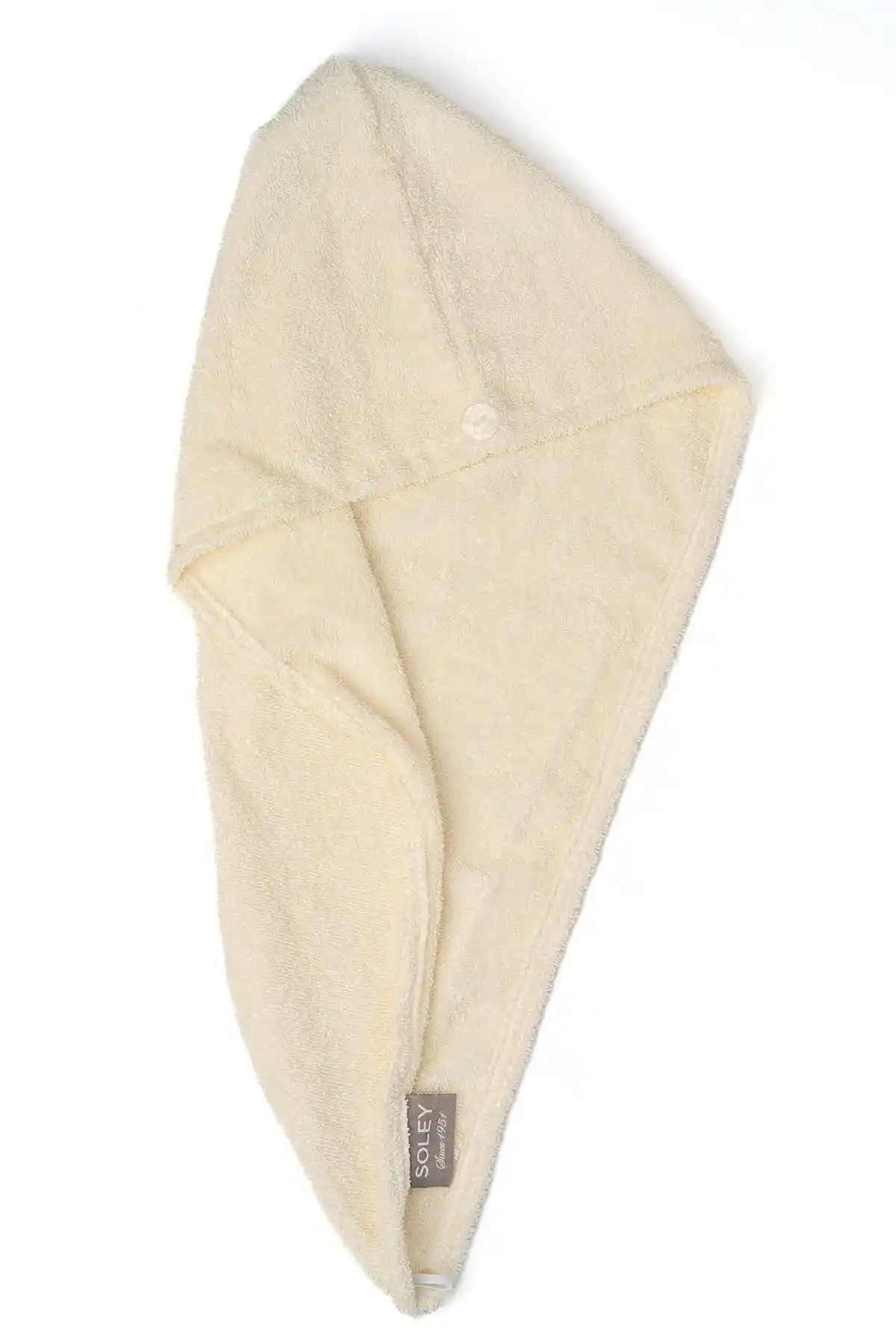 Soley Talya Serisi Pamuklu Saç Havlusu Yüksek Emicilik ve Doğal Malzeme Özellikleriyle