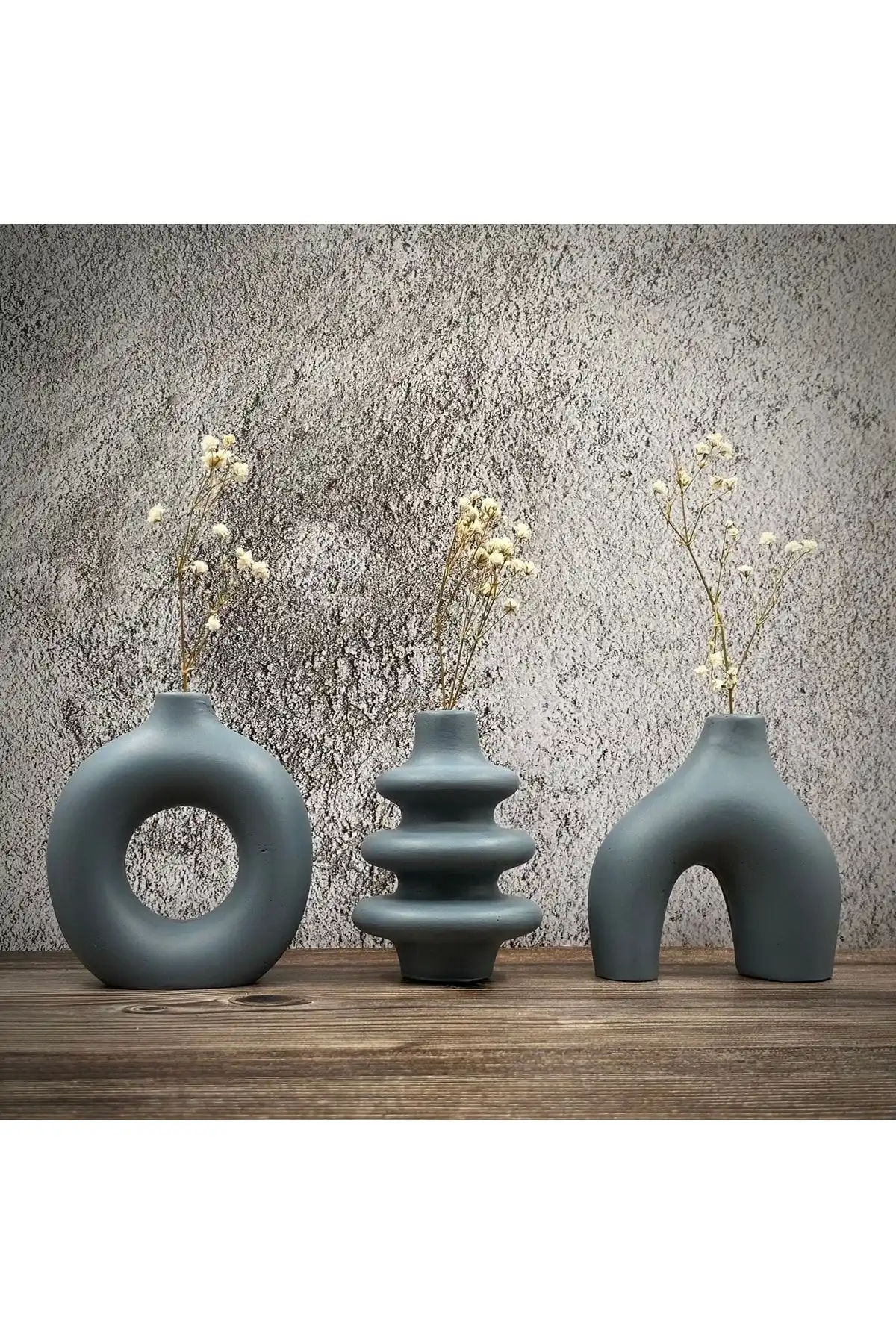 Ceres Art Design Minimal Vazo Set: Modern ve Şık İç Mekan Dekorasyonu İçin