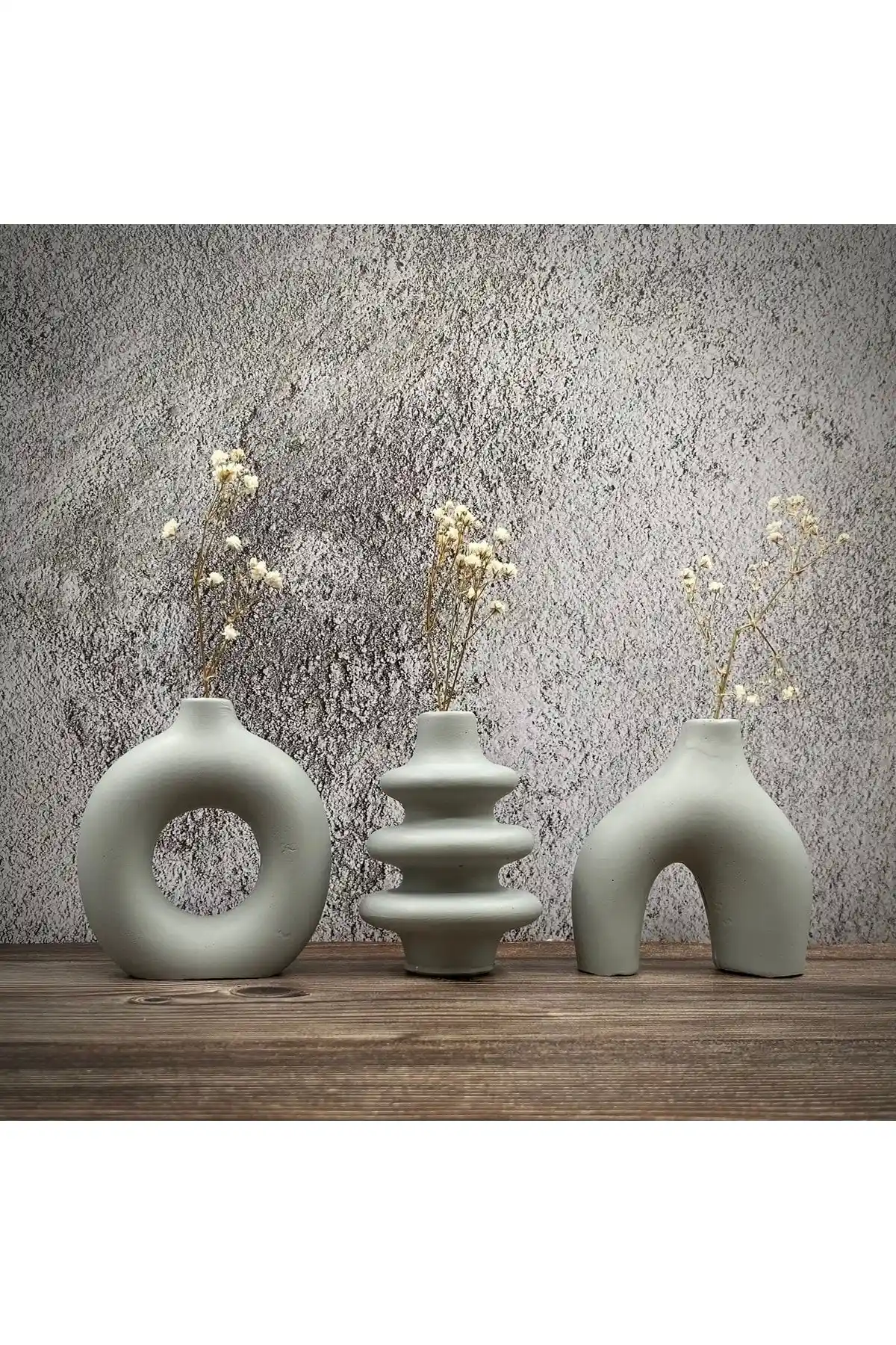 Ceres Art Design Minimal Vazo Set: Şık ve Dayanıklı Dekoratif Ürün