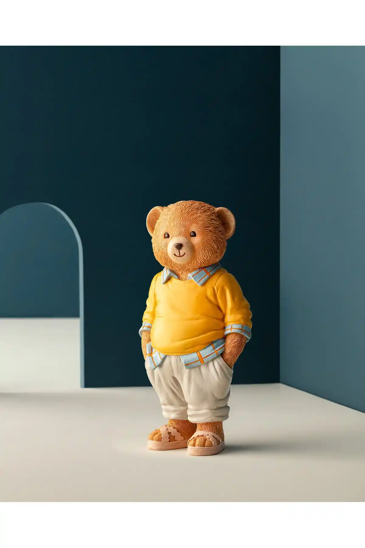 Madame Coco Champ Ayı Bear Biblo ile Modern Dekorasyonun Zarif Yüzü