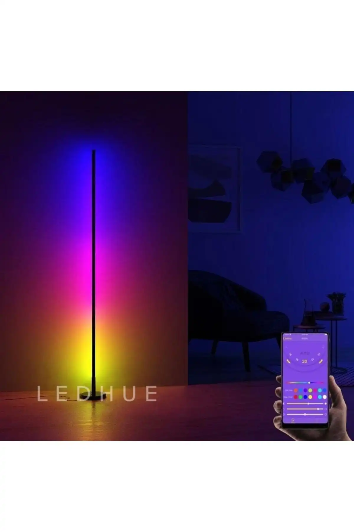 Noxu Design Sese Duyarlı Lambader ile Modern Aydınlatma ve Estetik Tasarım