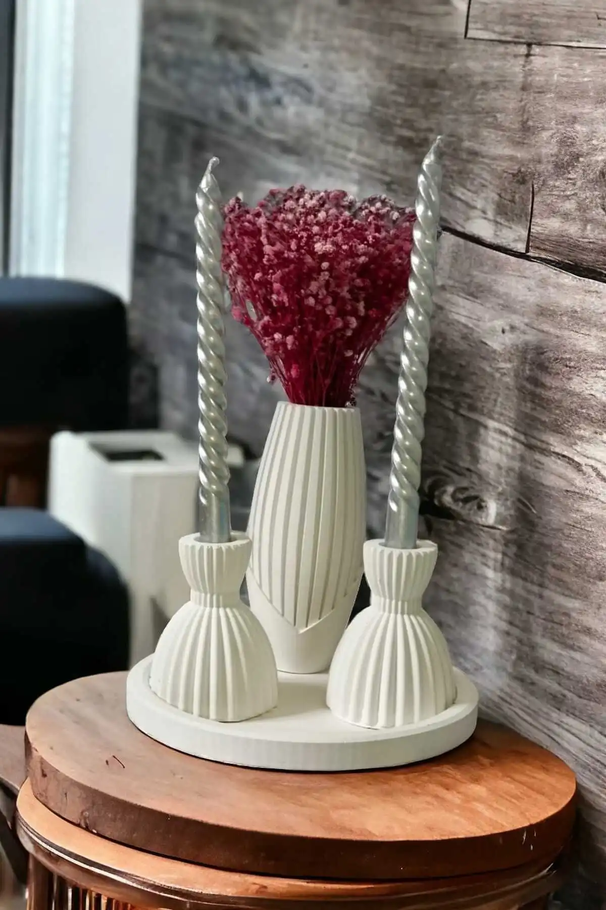 Raise Style Hediyelik Dekoratif Vazo ve Şamdan Seti ile Evlerinizi Şıklıkla Dönüştürün