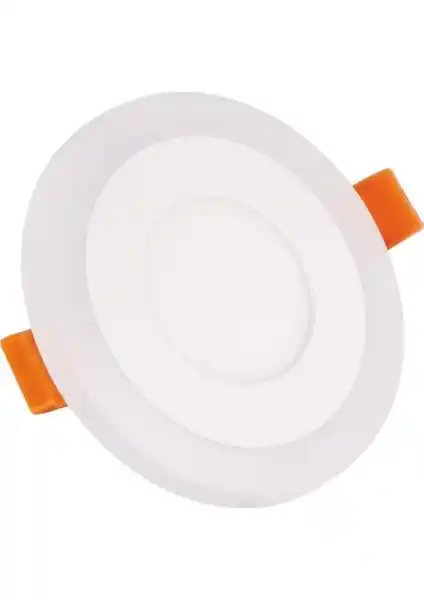 Atlantis 6 Watt 3+3 Çift Renkli Led Panel Spot Lamba Mavi-Beyaz 3 Kademeli Işık Ayarı