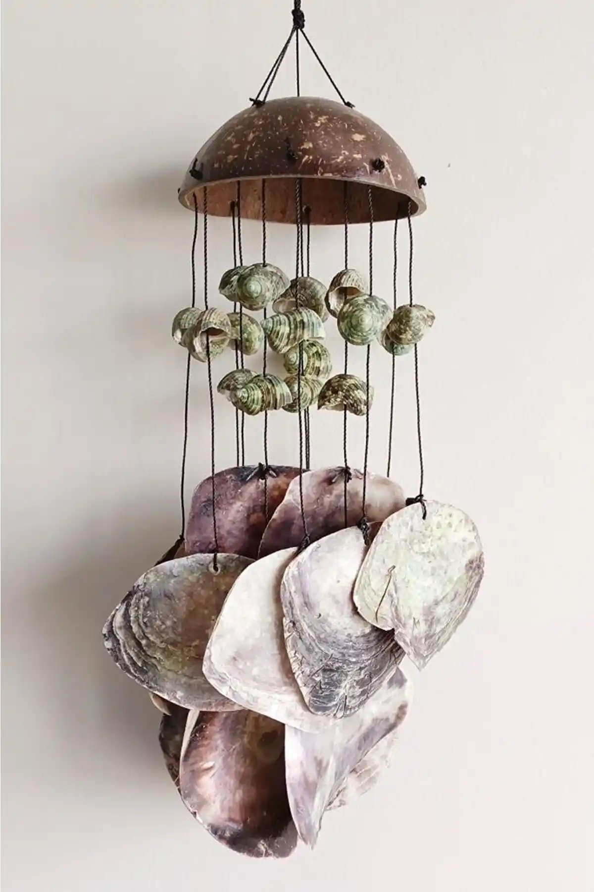 Azra Hediyelik Deniz Kabukları ve Sedefli Rüzgar Çanı ile Doğal Ev Dekorasyonu