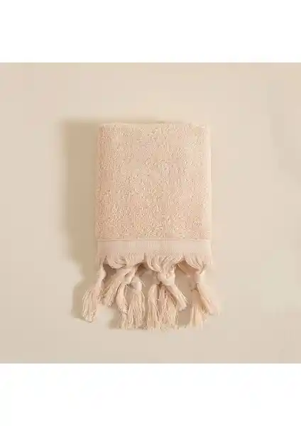 Chakra Hemillie Bej El Havlusu 30x40 cm - Yumuşak, Dayanıklı ve Estetik