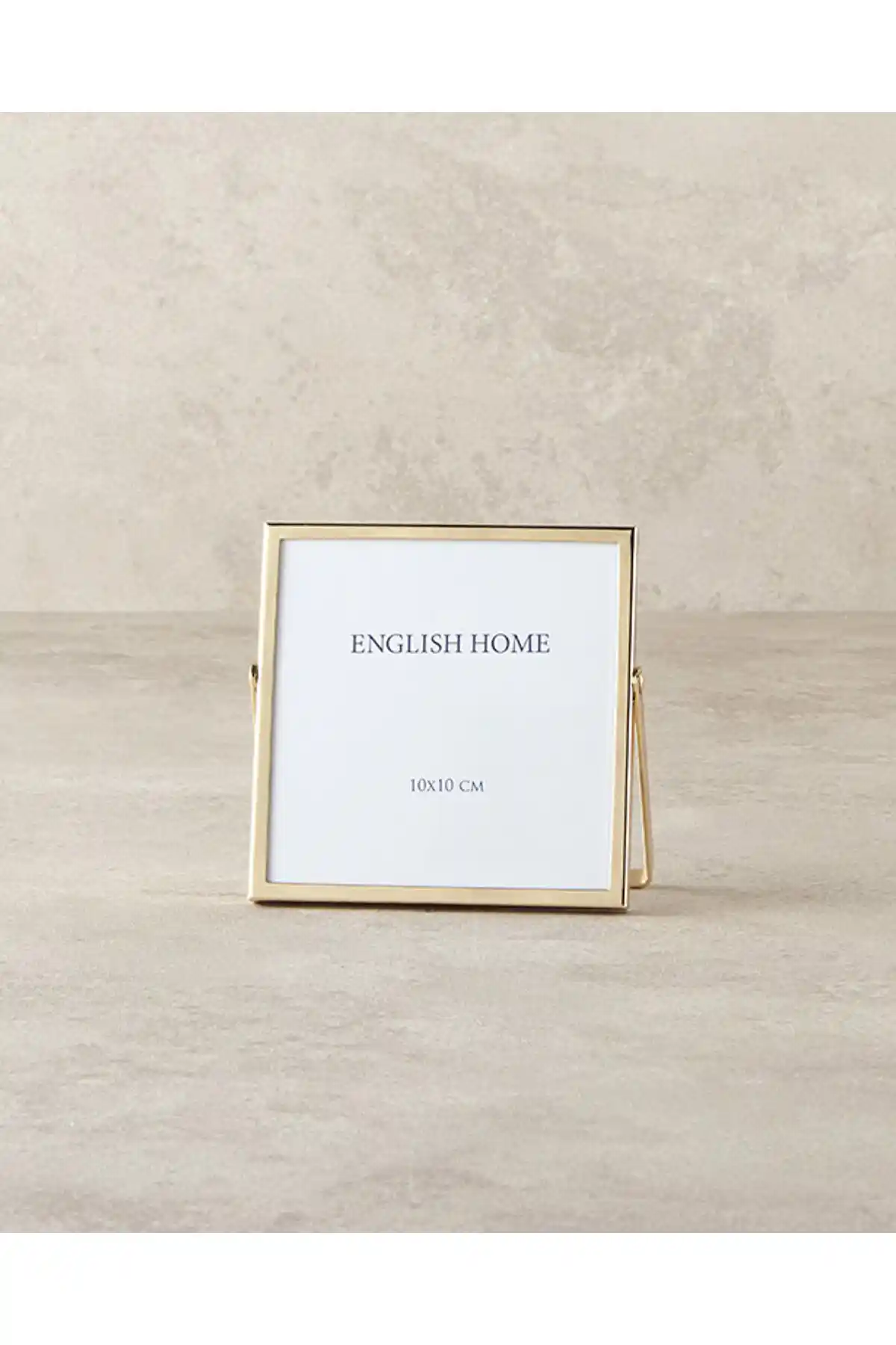 English Home Felicita Çerçeve Gold: 10x10 cm Altın Renkli Şık ve Dayanıklı Kare Çerçeve