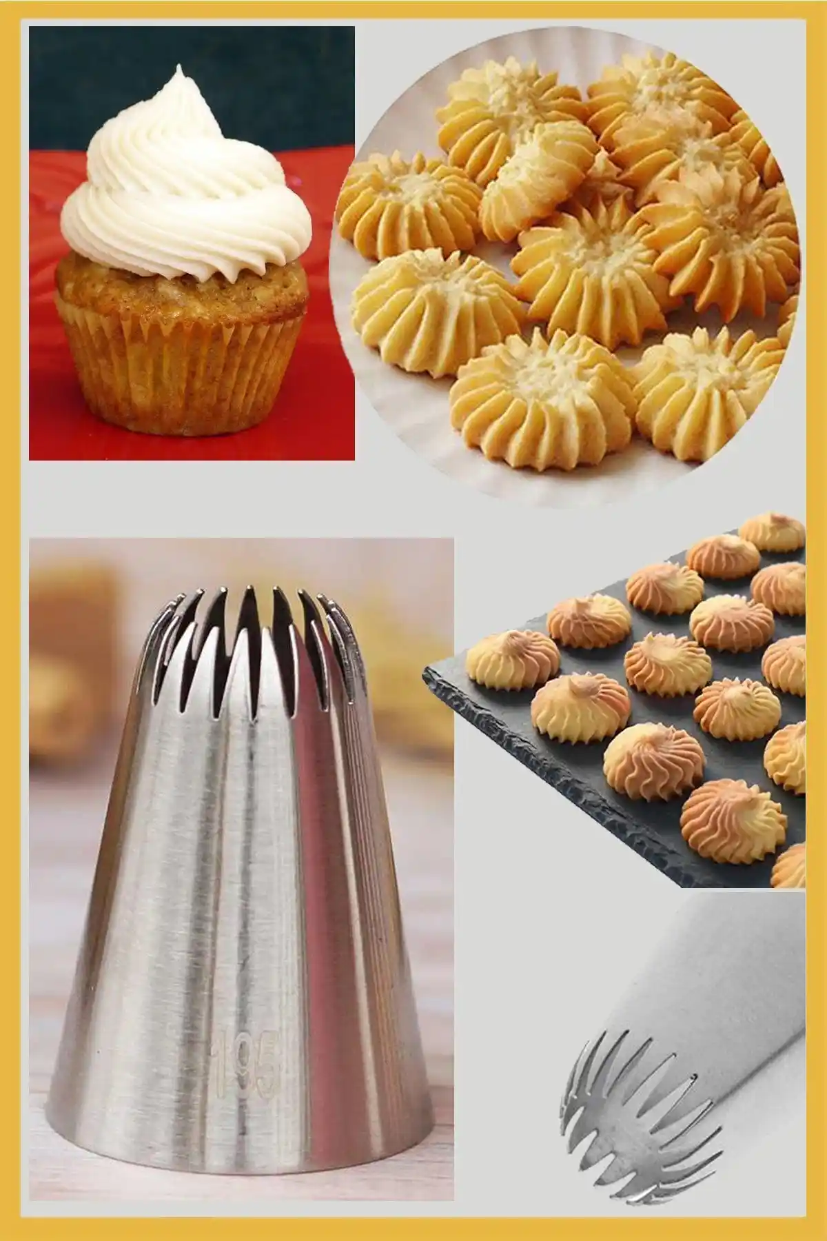 ENJOYPEPERON Paslanmaz Çelik Krema Sıkma Ucu ve Şanti Torbası Seti Özellikleri