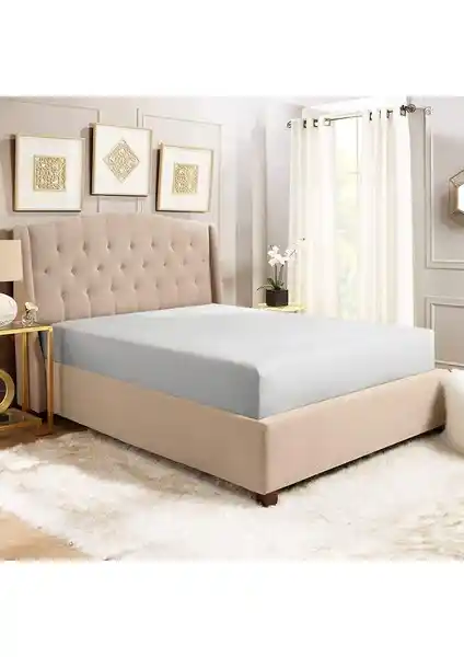 Mertim Battal Boy Lastikli Pamuklu Ranforce Çarşaf 180x200 cm Konforlu Tasarım