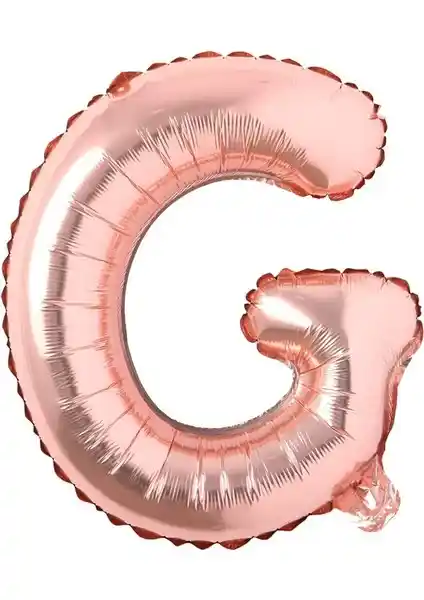 Patladı Gitti Rose Gold Folyo Harf Balon 16 İnç - Şık ve Kullanışlı Parti Aksesuarı