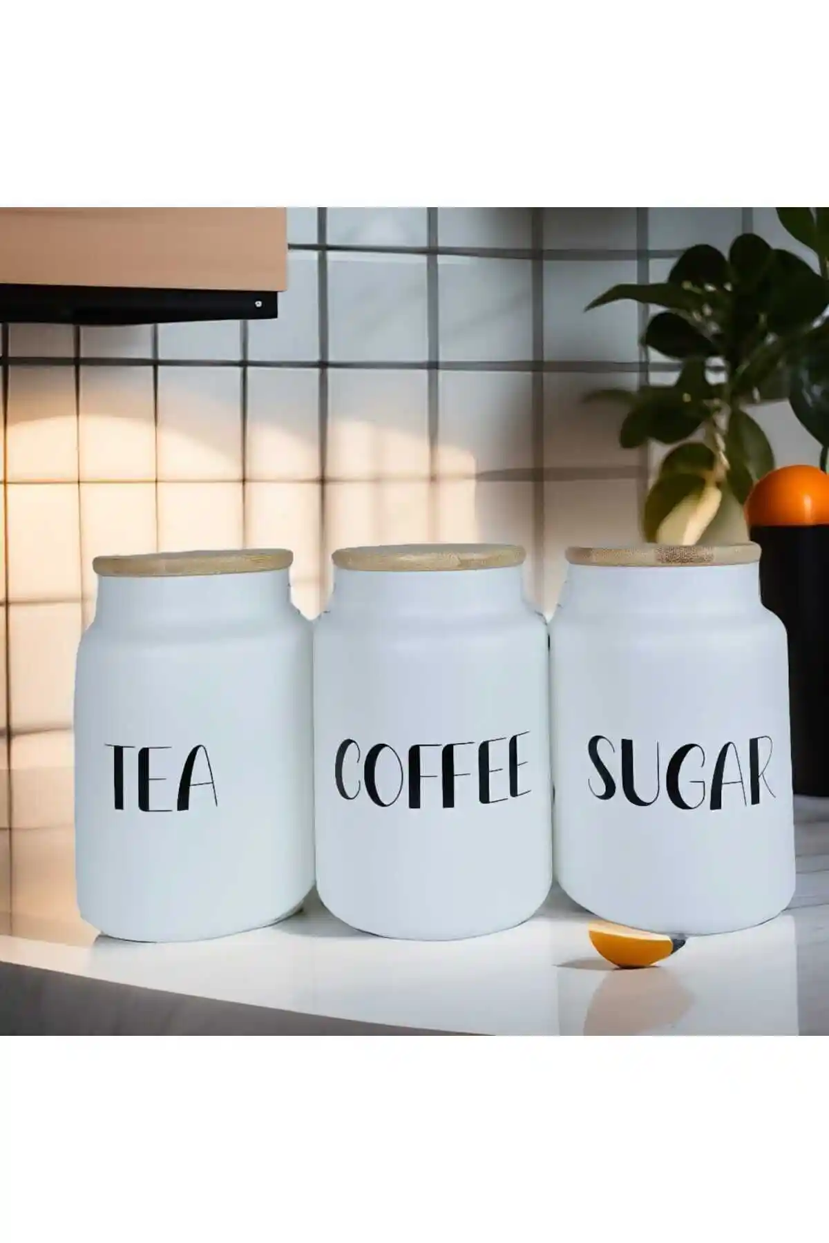 Pembishayatlar 3'lü Bambu Kapaklı Vakumlu Cam Kavanoz Seti ile Şık ve Fonksiyonel Saklama