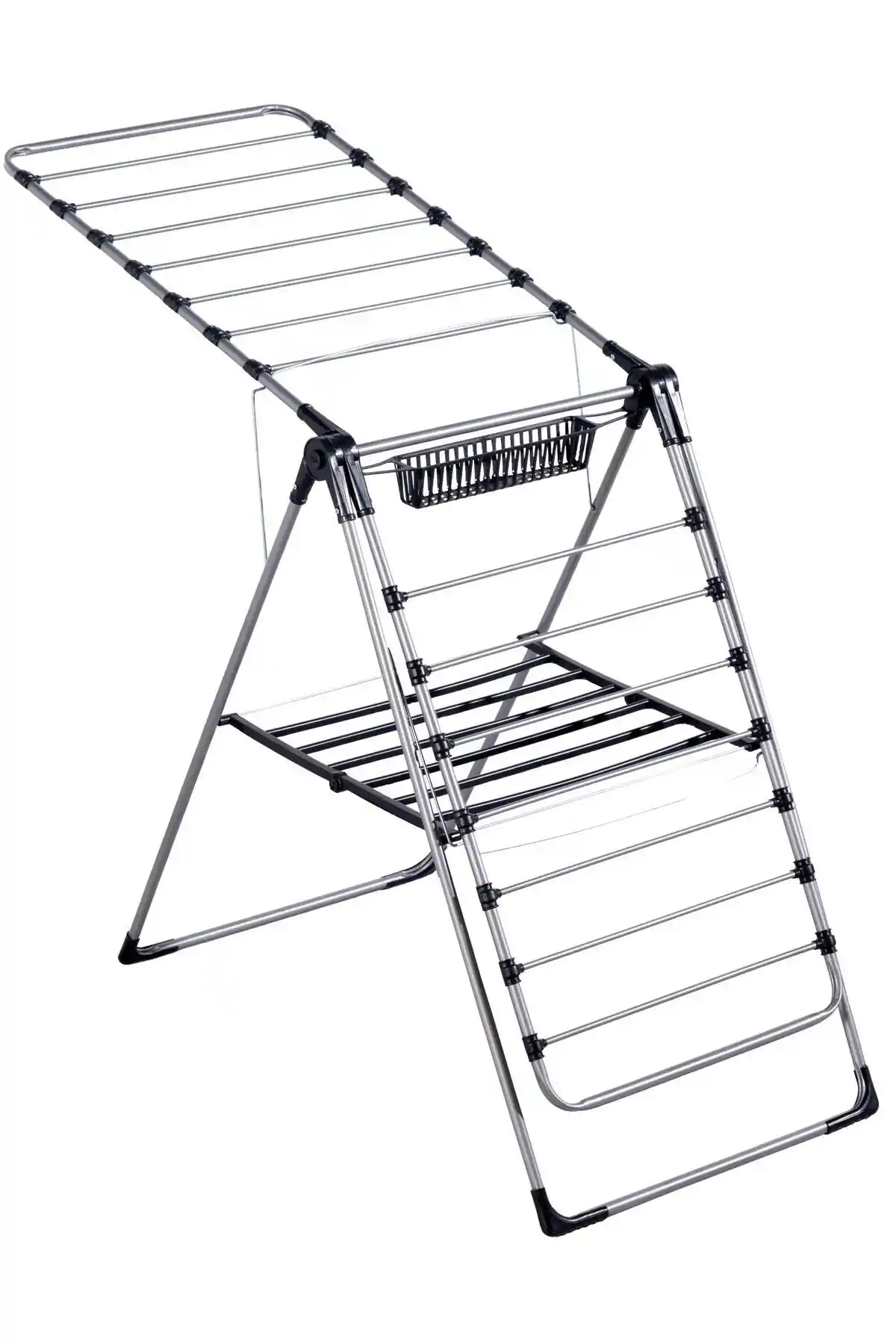 Teknor Enzelo Lüx Mandal Sepetli Borulu Çamaşır Kurutmalık - Dayanıklı ve Pratik Askılık