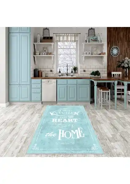 West Home Dijital Baskılı Yıkanabilir Kaymaz Taban Mutfak Halısı Özellikleri ve Kullanımı