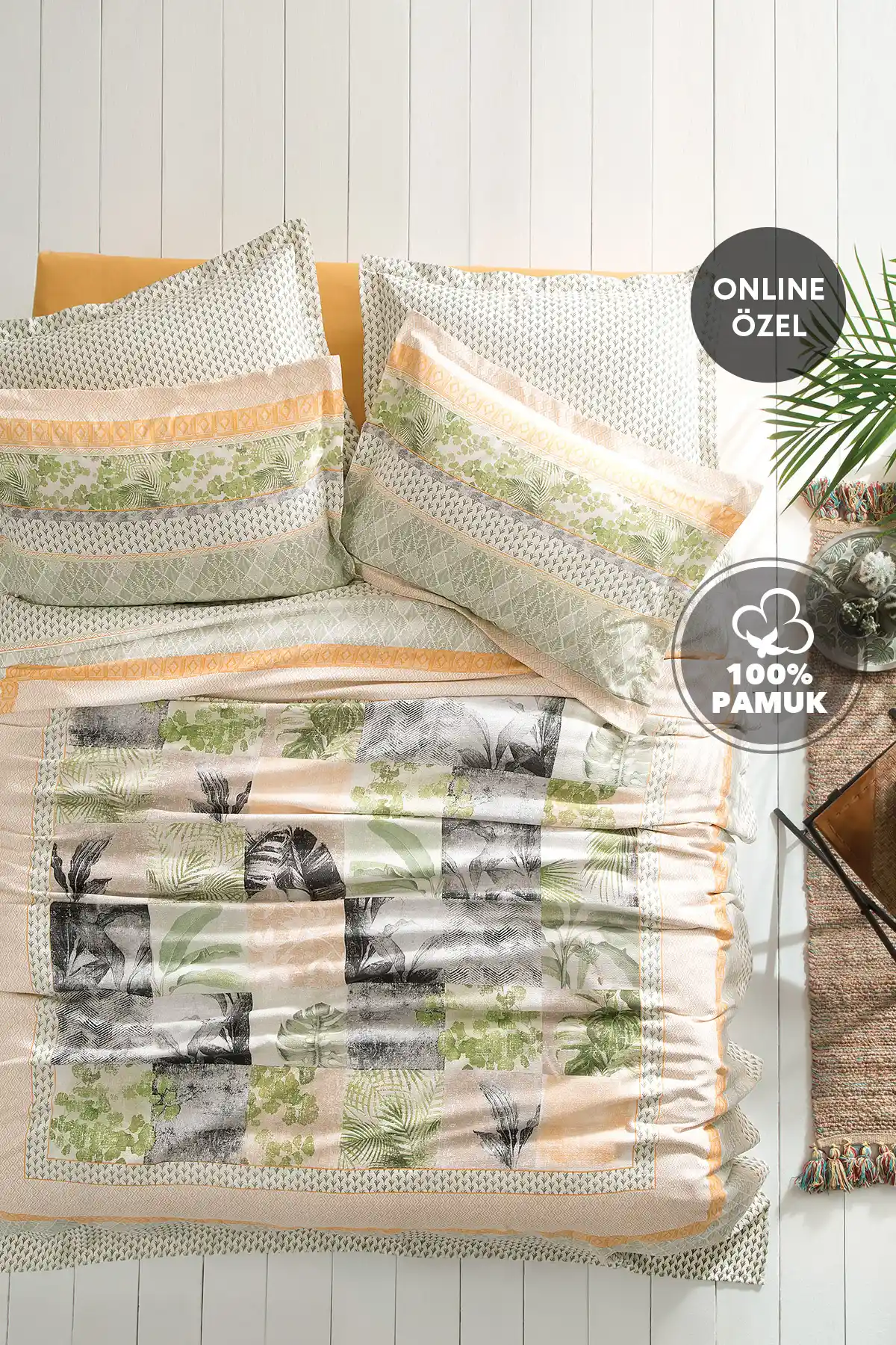 Yataş Blair Çift Kişilik Turuncu Pike Takımı - Konfor ve Şıklık Bir Arada