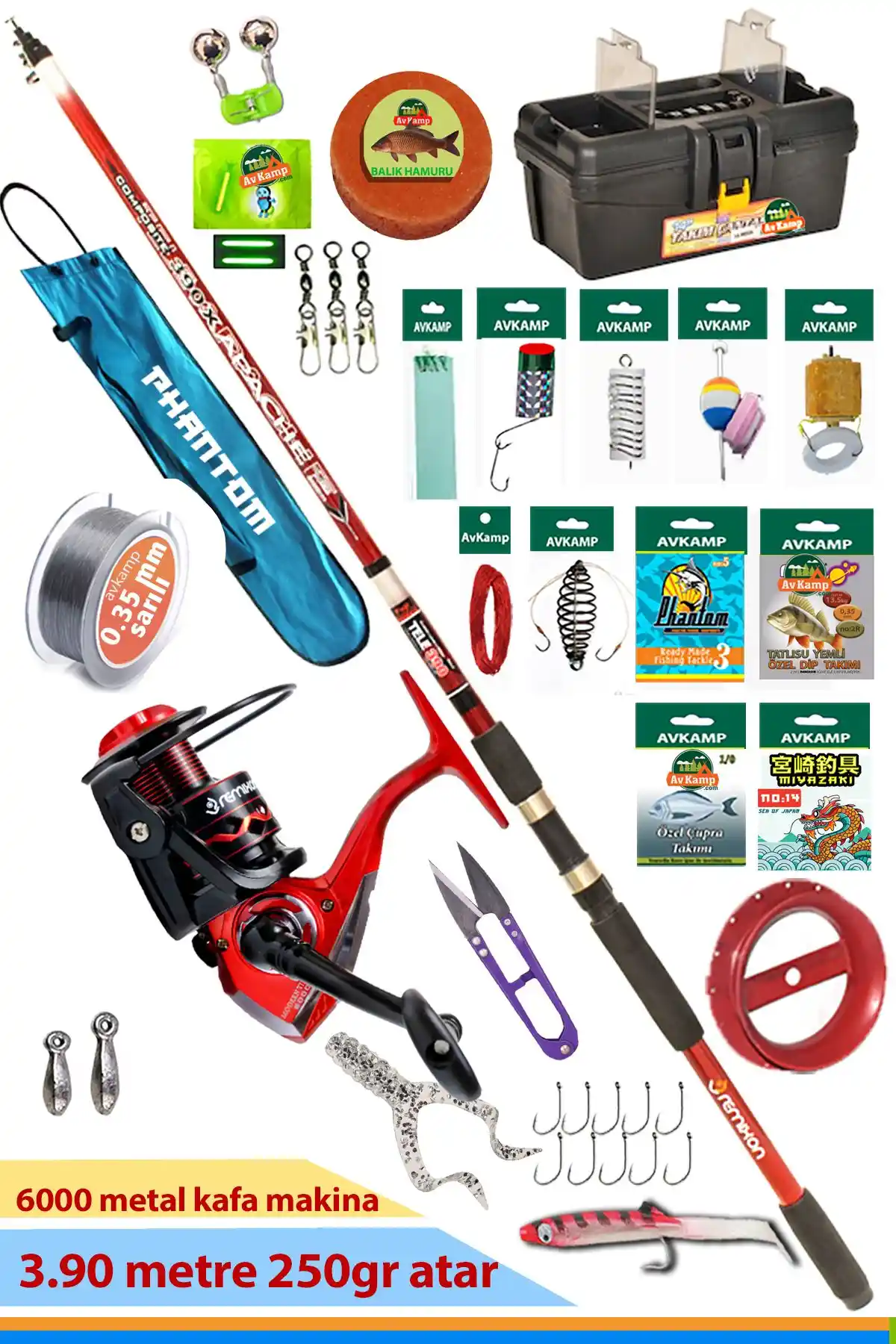 Avkamp Deniz ve Göl Profesyonel Olta Takımı ile Discovery Shore Catcher 4.20 Metre Surf Olta Seti Karşılaştırması