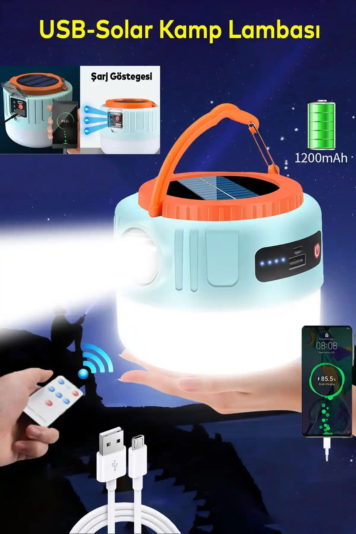 Badem10 ve Yopigo Turbo 69 Go-x Kamp Lambası Karşılaştırması ve Özellikleri