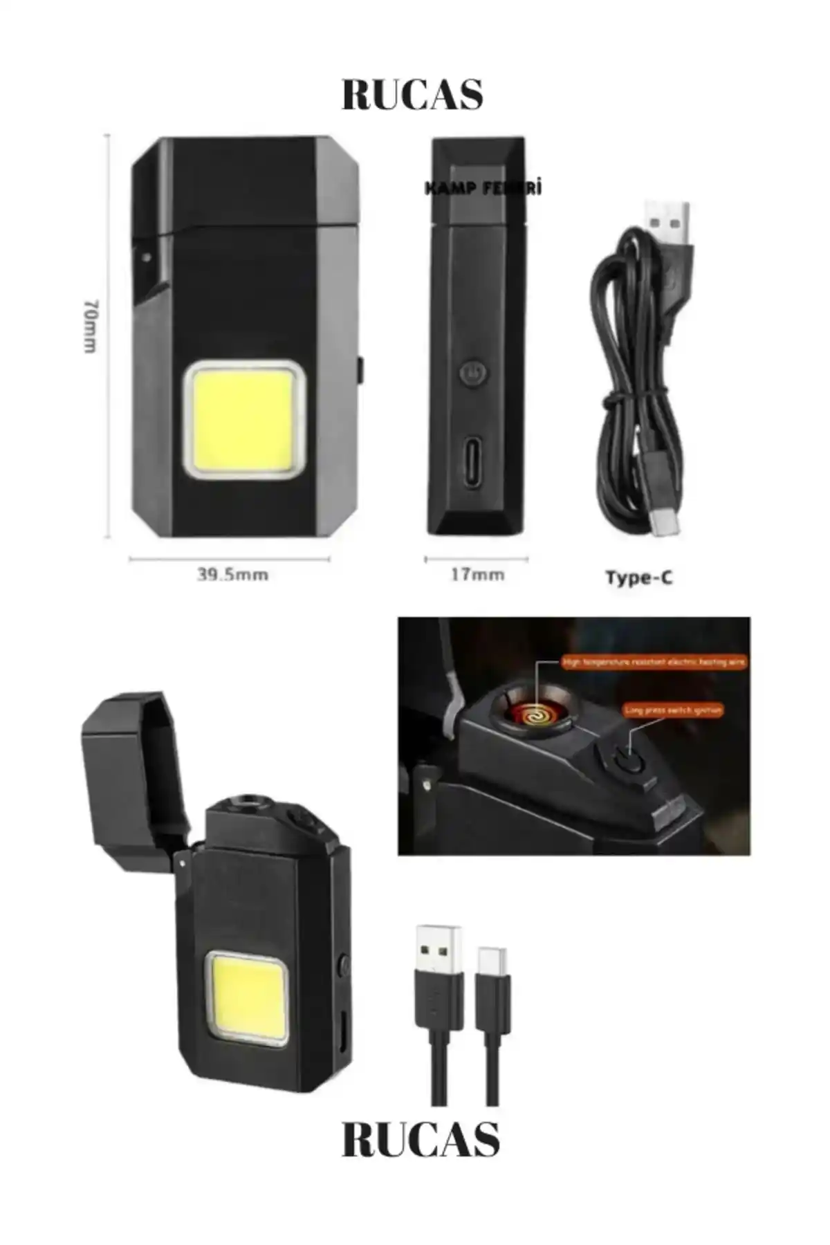 COB Nanopro Metal Kasa El Feneri ve Genel Markalar Şarj Edilebilir Mini Işık Karşılaştırması