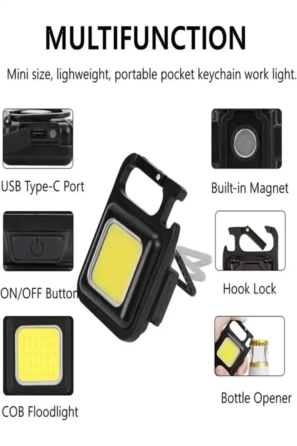 Genel Markalar Nanopro ve Unichrome Metal Mini Led El Fenerleri Karşılaştırması