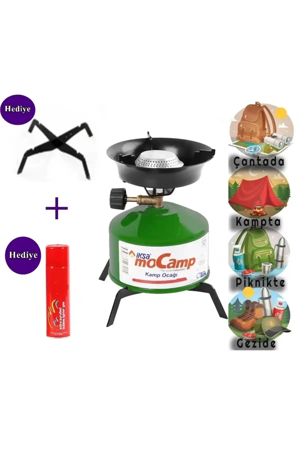 Iksa Gazlı Kamp Ocağı ve Mocamp Taşınabilir Ocağın Karşılaştırması