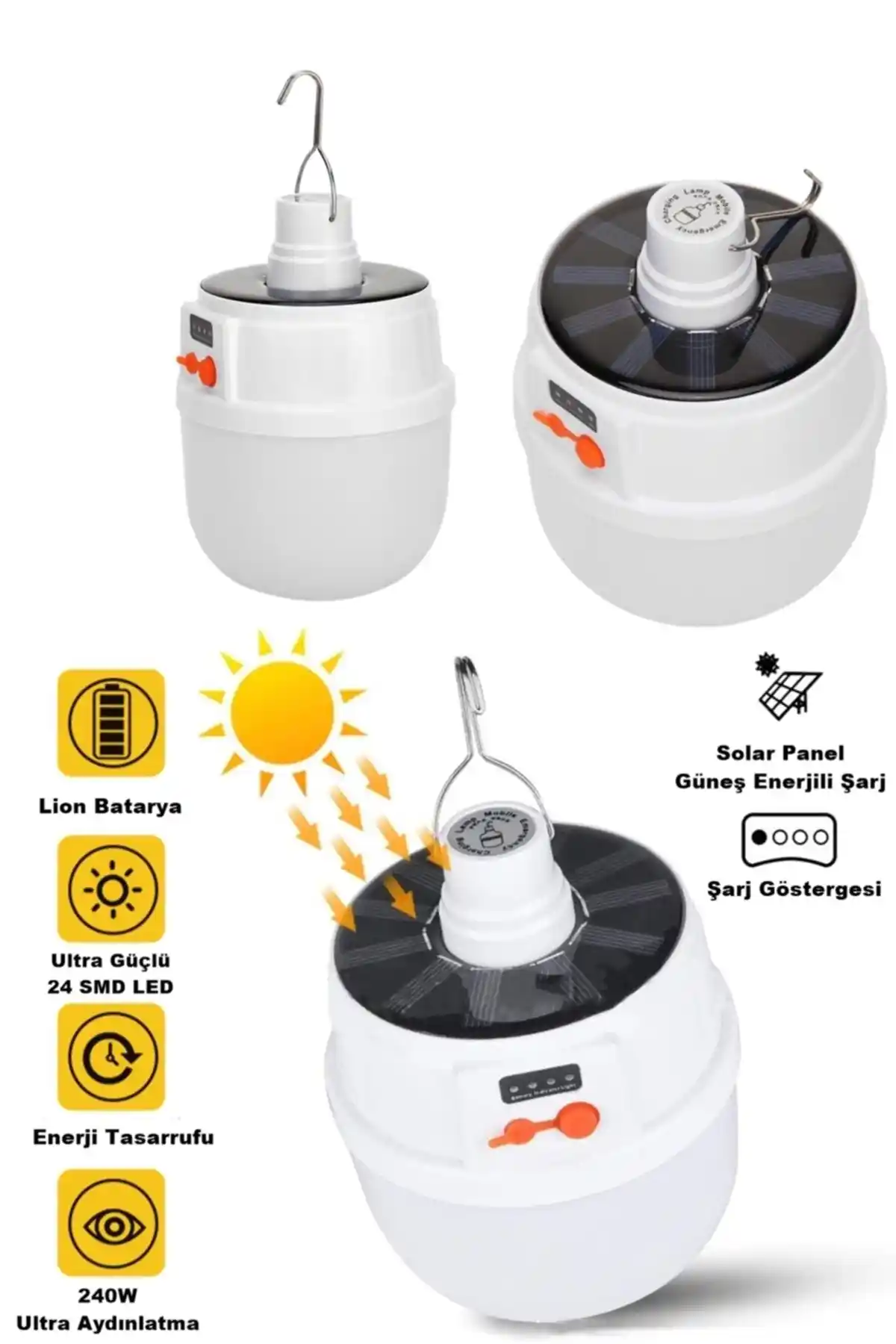 Yopigo 2022 ve P-300w Güneş Enerjili Kamp Işıklarının Karşılaştırması