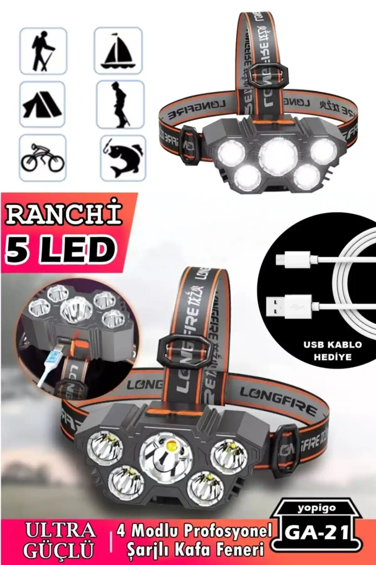 Yopigo Ga-21 ve Taka Riko 150w Kafa Lambaları Karşılaştırması ve Özellikleri