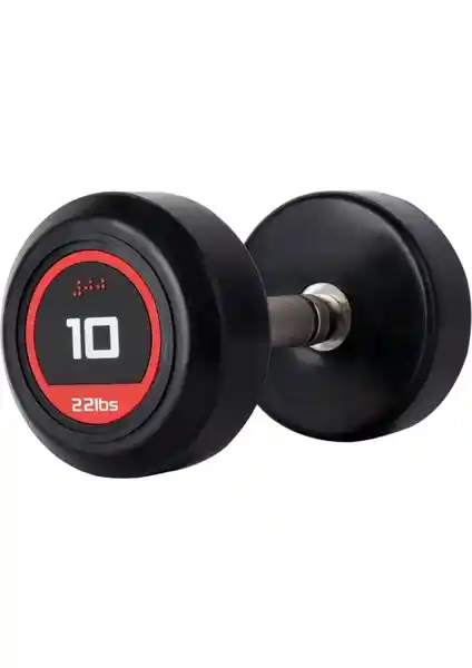 313 Spor 10 kg Kauçuk Kaplı Olimpik Dambıl - Dayanıklı ve Çok Yönlü Fitness Ekipmanı