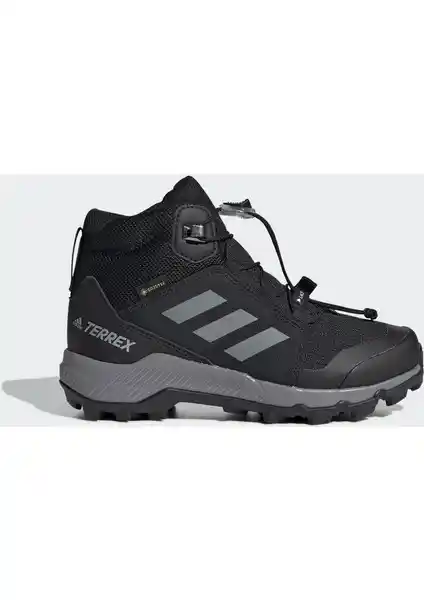 adidas Genç Outdoor Botu EF0225 Siyah Terrex Mid Gtx K dayanıklı ve su geçirmez çocuk outdoor ayakkabısı