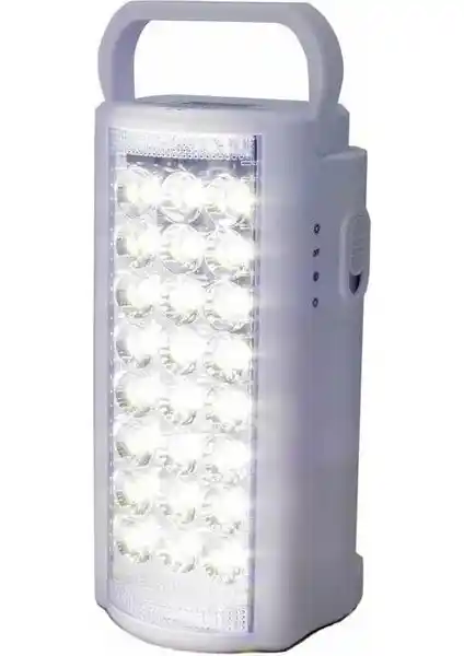 Almina 24 LED Beyaz USB Şarjlı Işıldak 80 Saat Çalışma Süresi ve Çok Yönlü Kullanım