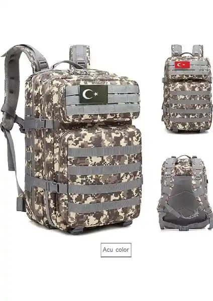 Anatolian Shield Taktik Dağcılık Kamp ve Askeri Çanta: Dayanıklı ve Çok Fonksiyonlu Outdoor Çanta