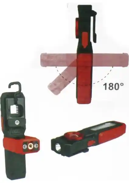 Arm Esen 148 Tripodlu Şarjlı Led Fener 500 Lümen Güç ve Çok Yönlülük Sunar