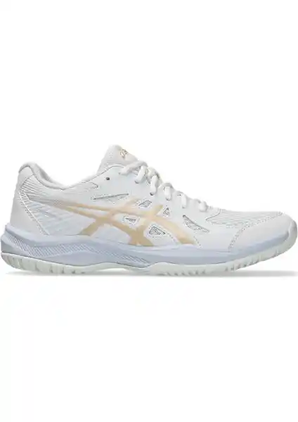 Asics Upcourt 6 Kadın Krem Voleybol Ayakkabısı Performans ve Şıklık Bir Arada