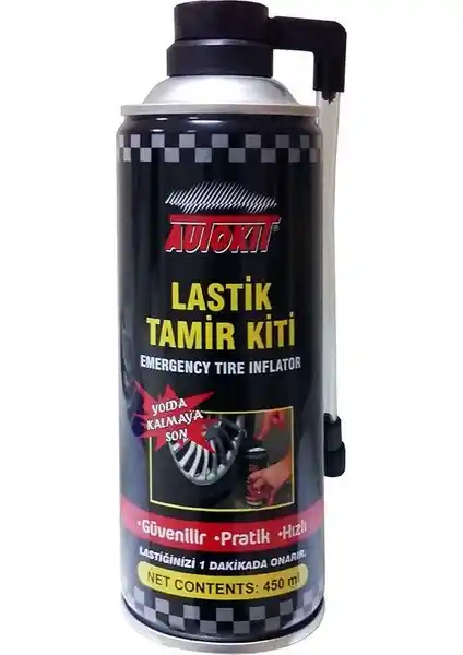 Autokit FA1-231-B Lastik Tamir Kiti: Hızlı ve Güvenilir Çözüm Otomobil ve Motosikletler İçin