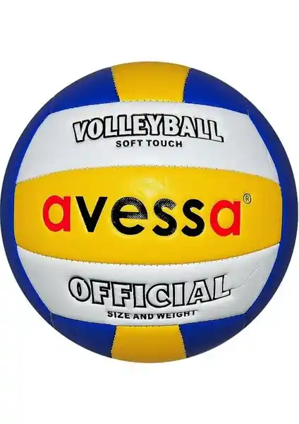 Avessa Fosforlu Plus Voleybol Topu Yu<muş>ak Yapıda Dayanıklı ve Gece Görünürlüğü Sağlayan Model